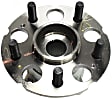 Rear, Driver and Passenger Side Wheel Hub, 5 Lugs, With Bearing