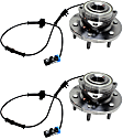 2007 Hummer H3 X - Front Wheel Hub, 6 Lugs, With Bearing, With Sensor