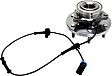 2007 Hummer H3 X - Front Wheel Hub, 6 Lugs, With Bearing, With Sensor