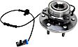 2007 Hummer H3 X - Front Wheel Hub, 6 Lugs, With Bearing, With Sensor