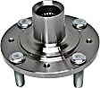 2-Wheel Set Front, Driver and Passenger Side Wheel Hubs, without Bearing, FWD, Non-ABS