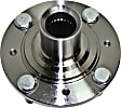2-Wheel Set Front, Driver and Passenger Side Wheel Hubs, without Bearing, FWD, Non-ABS