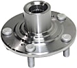 2007 Honda Civic - Front and Rear, Driver and Passenger Side Wheel Hub, 5 Lugs, Front - Without Bearing; Rear - With Bearing