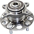 2007 Honda Civic - Front and Rear, Driver and Passenger Side Wheel Hub, 5 Lugs, Front - Without Bearing; Rear - With Bearing