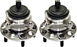 2014 Hyundai Equus Ultimate - Front, Driver and Passenger Side Wheel Hub, 5 Lugs, With Bearing, With Sensor