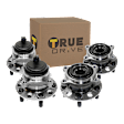 2015 Hyundai Equus Ultimate - Front and Rear, Driver and Passenger Side Wheel Hub, RWD, 5 Lugs, With Bearing, With Sensor