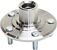 Front, Driver and Passenger Side Wheel Hub, 5 Lugs, Without Bearing, 3.5L, 6Cyl