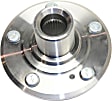 Front, Driver and Passenger Side Wheel Hub, 5 Lugs, Without Bearing, 3.5L, 6Cyl