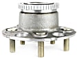 Front and Rear, Driver and Passenger Side Wheel Hub, 5 Lugs, Front - Without Bearing; Rear - With Bearing, 3.5L, 6Cyl