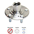 2003 Honda Pilot - Front and Rear Wheel Hub, 5 Lugs, Without Bearing
