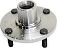 4-Wheel Set Rear, Driver and Passenger Side Wheel Hubs, Front - Without Bearing; Rear - With Bearing, 4-Wheel ABS, FWD