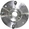 4-Wheel Set Rear, Driver and Passenger Side Wheel Hubs, Front - Without Bearing; Rear - With Bearing, 4-Wheel ABS, FWD