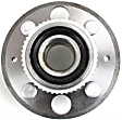 1994 Acura Integra - Rear, Driver and Passenger Side Wheel Hub, With ABS Ring, 4 Lugs, With Bearing