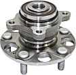 Rear, Driver and Passenger Side Wheel Hub, 5 Lugs, With Bearing, 1.8L, 4Cyl