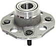 2-Wheel Set Rear, Driver and Passenger Side Wheel Hubs, With Bearing, Non-ABS, With Rear Drum Brake
