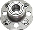 2-Wheel Set Rear, Driver and Passenger Side Wheel Hubs, With Bearing, Non-ABS, With Rear Drum Brake