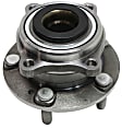 4-Wheel Set Front and Rear, Driver and Passenger Side Wheel Hubs, 5 Lugs, with Bearing, 5 x 4.5 in. Bolt Pattern, FWD