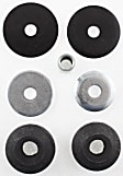Strut Mount Bushing - Rubber, Direct Fit, Set of 2