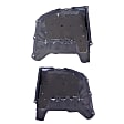 Driver and Passenger Side Splash Shields, Floor Pan Under Cover, Front Section, 3.5L Engine