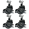 Front, Passenger Side Motor Mount, Set of 4
