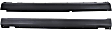 Driver and Passenger Side Rocker Panel Trim, Black, Plastic, Set of 2