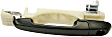 2006-2011 Hyundai Accent - Front, Driver and Passenger Side Textured Black Exterior Door Handle, With Key Hole