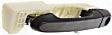 2006-2011 Hyundai Accent - Front, Driver and Passenger Side Textured Black Exterior Door Handle, With Key Hole