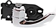 Front, Driver and Passenger Side Interior Door Handles, Chrome, With door lock button