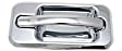 Front and Rear, Driver and Passenger Side Exterior Door Handles, Chrome, Front Driver and Passenger Side - With Key Hole; Rear Driver and Passenger Side - Without Key Hole