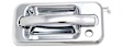 2003 Hummer H2 Base - Front, Driver and Passenger Side Chrome Exterior Door Handle, With Key Hole, Sport Utility