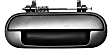 Front and Rear, Driver and Passenger Side Exterior Door Handles, Primed, Front Driver and Passenger Side - With Key Hole; Rear Driver and Passenger Side - Without Key Hole