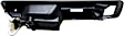 Front, Driver and Passenger Side Interior Door Handles, Dark blue bezel with chrome lever, With Door Lock Hole, Coupe, USA Built Vehicle, With Power Door Locks
