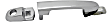 2007 Hyundai Accent - Front, Driver and Passenger Side Chrome Exterior Door Handle, With Key Hole