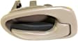 Front or Rear, Driver and Passenger Side Interior Door Handles, Beige, Without Door Lock Hole