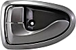 2002 Hyundai Accent L - Front And Rear, Driver Side Gray Interior Door Handle,