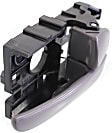 Front, Driver and Passenger Side Interior Door Handles, Gray, With door lock button