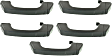 2006-2010 Hummer H3 - Front or Rear, Driver and Passenger Side, or Rear - Back Door Textured Black Exterior Door Handle, Without Key Hole