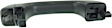 2006-2010 Hummer H3 - Front or Rear, Driver and Passenger Side, or Rear - Back Door Textured Black Exterior Door Handle, Without Key Hole