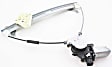 Front, Driver and Passenger Side Window Regulators, Power, Coupe, For Models With Anti-Pinch Protection