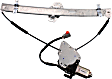 Front and Rear, Driver and Passenger Side Power Window Regulator, With Motor