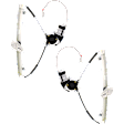 Front, Driver and Passenger Side Power Window Regulator, With Motor