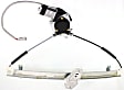 Front, Driver and Passenger Side Power Window Regulator, With Motor