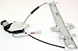 Front, Driver and Passenger Side Power Window Regulator, With Motor