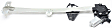 Front, Driver and Passenger Side Power Window Regulator, With Motor