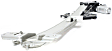 Front, Driver and Passenger Side Power Window Regulator, With Motor