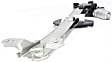 Front And Rear, Passenger Side Power Window Regulator, With Motor