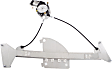 Front, Driver and Passenger Side Power Window Regulator, With Motor