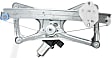 Sedan Front, Driver and Passenger Side Power Window Regulator, With Motor