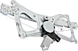 Sedan Front, Driver and Passenger Side Power Window Regulator, With Motor