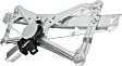 Sedan Front, Driver and Passenger Side Power Window Regulator, With Motor